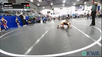 52 lbs Round Of 16 - Crew Doty, Lexington Wrestling Club vs Rally Smith, Hinton Takedown Club