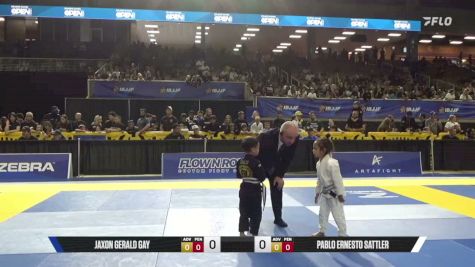 Jaxon Gerald Gay vs Pablo Ernesto Sattler 2026 Pan Kids Jiu-Jitsu IBJJF Championship