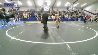 55 lbs Semifinal - Jasper Lockett Jr, Cowboy Wrestling Club vs Ford Crain, Collinsville Cardinal Youth Wrestling