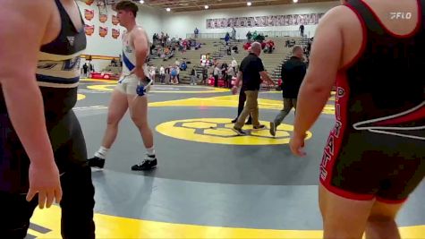 285 lbs Cons. Round 4 - David Grimes, Cuyahoga Valley Christian Academy vs Nolan Leben, Perry