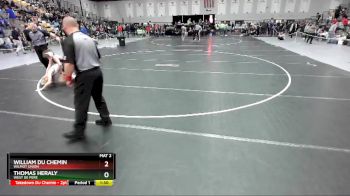 106 lbs Semifinal - William Du Chemin, Wilmot Union vs Thomas Heraly, West De Pere