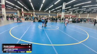 187 lbs Round 2 - Elijah Torres, X-CLUSIVE Wrestling vs Jonathan Falcon, 806 Elite Wrestling