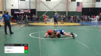 120 lbs Quarterfinal - Noah Kubala, Chaparral Wrestling Club vs Shane Wolf, Wolfpack