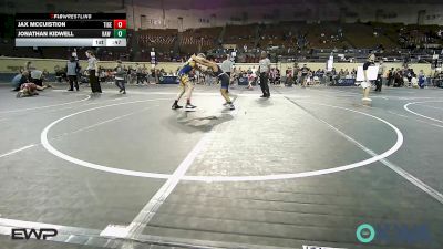 85 lbs Consi Of 8 #1 - Jax McCuistion, Tiger Trained Wrestling vs Jonathan Kidwell, Raw Wrestling Club