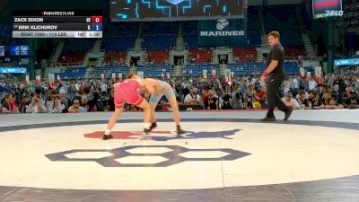 113 lbs Champ. Rd Of 32 - Zack Dixon, CT vs Erik Klichurov, IL