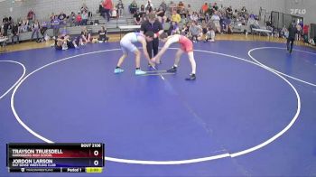 138 lbs Quarterfinal - Trayson Truesdell, Harrisburg High School vs Jordon Larson, Mat Sense Wrestling Club