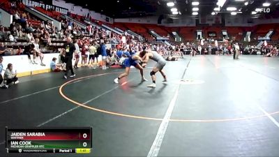 130 lbs Cons. Round 6 - Jaiden Sarabia, Whitmer vs Ian Cook, Michigan Grappler RTC