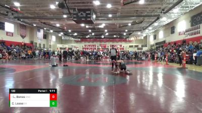 130 lbs Cons. Round 3 - Luke Banas, Demolition Wrestling Club vs Cody Lease, Elk River