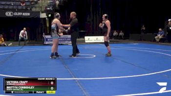 191 lbs Champ. Round 2 - Brittyn Corbishley, North Central (IL) vs Victoria Craft, Schreiner University