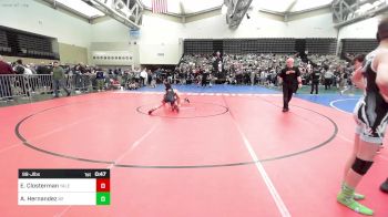 99-J lbs Round Of 16 - Evan Closterman, Yale St vs Alex Hernandez, Barn Brothers