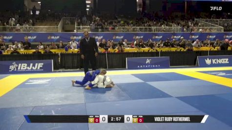 Violet Ruby Rothermel vs Payton Lee Wolter 2026 Pan Kids Jiu-Jitsu IBJJF Championship