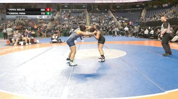 1-4A - 152 Semifinal - Cristal Pena, Fred T. Foard High School vs Pippa Welch, Cherokee High School