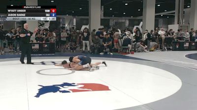 65 kg Champ. Rd Of 128 - Wyatt Unser, Victory School Of Wrestling vs Jason Saenz, California