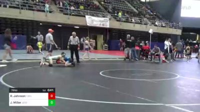 78 lbs Consolation - Reese Johnson, York, PA vs Joey Miller, Jersey Shore, PA