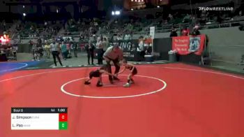 37 lbs Prelims - Jagger Simpson, Cushing Wrestling vs Liam Pao, Miami WC