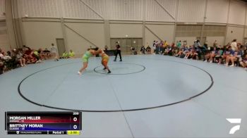 200 lbs Placement Matches (8 Team) - Morgan Miller, Kansas vs Brittney Moran, Illinois