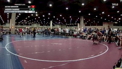 144 lbs Quarters & 3rd Wb (32 Team) - Jacob Kershaw, North DeSoto Red vs Andrew Ramirez, The Factory Wrestling