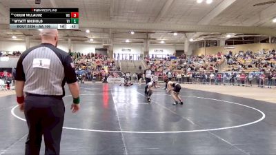 AA 106 lbs Cons. Round 2 - Colin Villaluz, West Creek High School vs Wyatt Nichols, Wilson Central High School