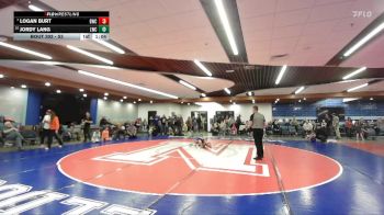 53 lbs Champ. Round 1 - Logan Burt, Buzzsaw Wrestling Club vs Jordy Lang, Lakeland Wrestling Club