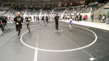 64 lbs Quarterfinal - Ross Stegeman, R.A.W. vs Uzziah Clark, Team Tulsa Wrestling Club