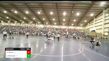 75 lbs Quarterfinal - James Oliver, Westlake vs Stetson Richards, Champions Wrestling Club