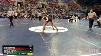 145 lbs Quarterfinal - Isaiah Stange, E2-Fargo Davies vs Conrad Kopari, W3-Dickinson