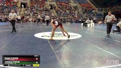 145 lbs Quarterfinal - Isaiah Stange, E2-Fargo Davies vs Conrad Kopari, W3-Dickinson