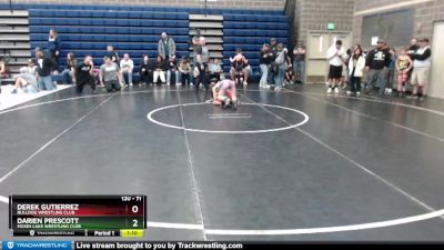 71 lbs 3rd Place Match - Derek Gutierrez, Bulldog Wrestling Club vs Darien Prescott, Moses Lake Wrestling Club