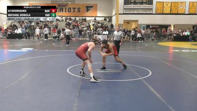 165Blue lbs Rr Rnd 2 - Aj Rodrigues, Maryland vs Michael Bobola, Harvard