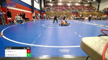 76 lbs Final - Easton Brown, Blackwell Wrestling Club vs Braelynn Williams, Wagoner Takedown Club