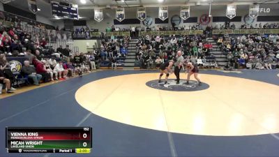 152 lbs Semifinal - Vienna King, Mondovi/Eleva-Strum vs Micah Wright, Lakeland Union