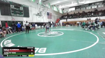 100 lbs Semifinal - Kayla Alvarenga, Los Osos vs Katelyn Yang, Schurr