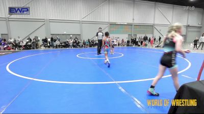 55 lbs Rr Rnd 1 - Kimber Bryson, Sisters On The Mat Purple vs Nyla Kitchens, Untouchables Girls Teal