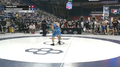 126 lbs Quarters - Thiago Silva, California vs Nicolas Enzminger, North Dakota