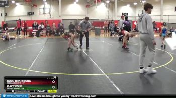 92 lbs Round 2 (4 Team) - Bode Bratsburg, Nebraska Boyz vs Isacc Folk, Untouchables
