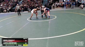 160 lbs 1st Place Match - Aaron Concepcion, South Anchorage High School vs Simon Connolly, North Pole Patriots
