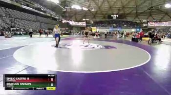 4A 138 lbs Cons. Round 3 - Emilio Castro III, Sunnyside vs Braydon Hanson, Tahoma