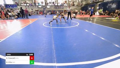 64 lbs Round Of 16 - Kage Fawcett, Springdale Youth Wrestling Club vs Barrett Ellis, Salina Wrestling Club