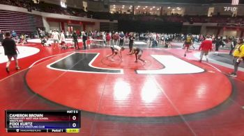 157 lbs Cons. Round 4 - Cameron Brown, Putnam City West High School Wrestling vs Foxx Kurtz, El Reno F/G Wrestling Club