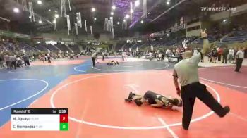 95 lbs Round Of 16 - Makael Aguayo, Team Champs vs Elijah Hernandez, Purebred Elite