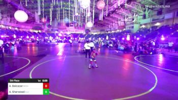 46 lbs 5th Place - Ariel Balcazar, ReZults Wrestling vs Aureli Sherwood, Ellicott