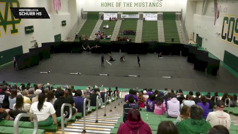 Schurr HS "Montebello CA" at 2026 WGI Guard Manhattan Beach Regional+