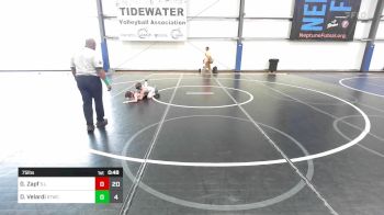 75 lbs Rr Rnd 3 - Gionni Zapf, S.L.Y. Sniper vs Dominic Velardi, Shore Thing Sharks