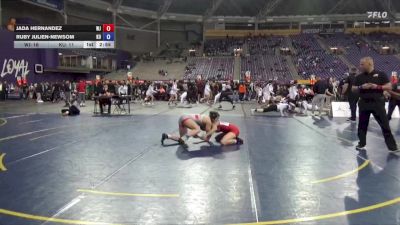 145 lbs Semis (4 Team) - Jada Hernandez, William Jewell College vs Ruby Julien-newsom, King University