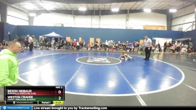 43-47 lbs Round 2 - Walker Anderson, Small Town Wrestling vs Carter Dally, Hawk Wrestling Club