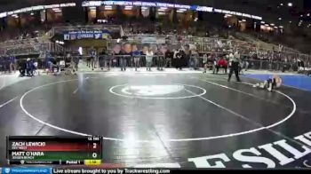 1A 195 lbs Semifinal - Zach Lewicki, Key West vs Matt O`Hara, Jensen Beach