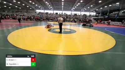 285 lbs Round Of 32 - Charlie Green, WY vs William Agudelo, GA