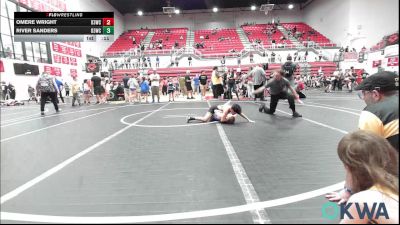 70-75 lbs 3rd Place - Jeremy Thomas, Little Axe Takedown Club vs Mateo Sierra, OKC Saints Wrestling
