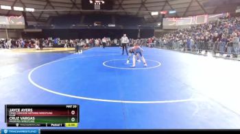 100 lbs Cons. Round 2 - Jayce Ayers, CNWC Concede Nothing Wrestling Club vs Cruz Vargas, Maddogs Wrestling