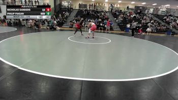 175 lbs Cons. Round 3 - Nicholas Sanders, Eagles (Liberty North) vs Philip Fiagan, Rogers High School Wrestling